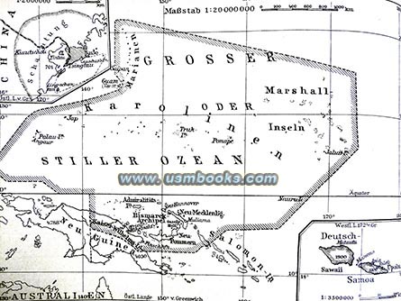 German colonies in the Pacific Ocean