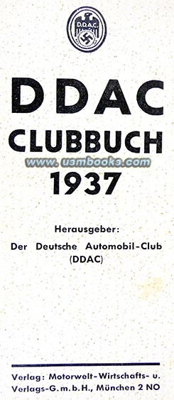 1937 DDAC Clubbuch