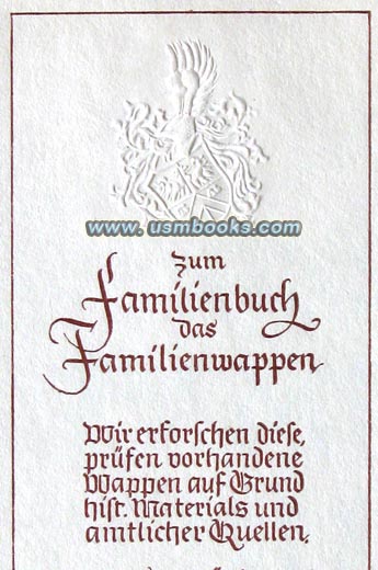 3. Reich Familienwappen