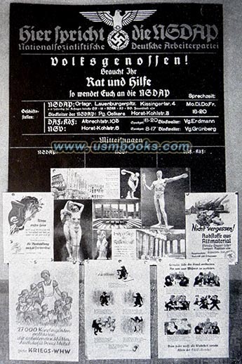 Hier spricht die NSDAP, NSDAP Haustrafel, Nazi Party Announcement Boards