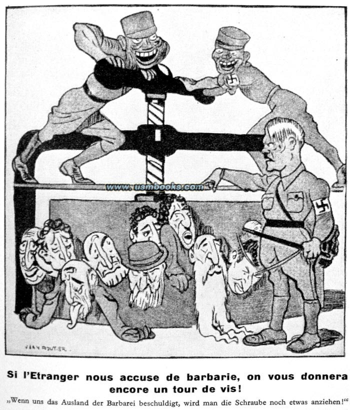 anti-Hitler anti-Jewish cartoon 