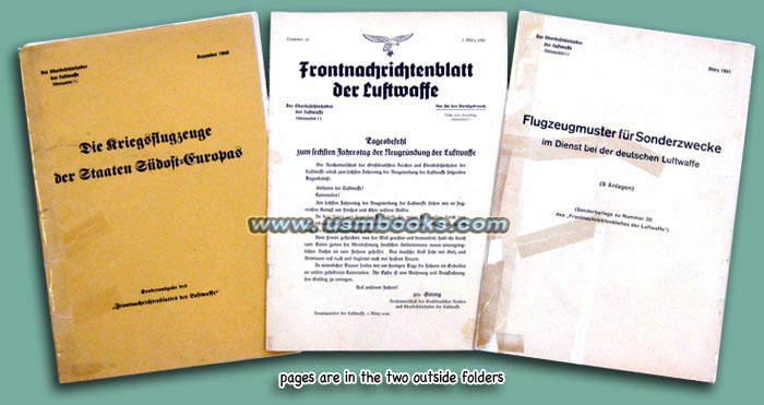 Die Kriegsflugzeuge der Feindmaechte, Frontnachrichtenblatt der Luftwaffe, Die Kriegsflugzeuge der Staaten Sdost-Europas