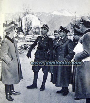 General Dietl wearing his Knight's Cross of the Iron Cross