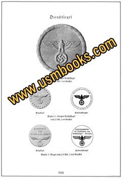 Nazi eagle and swastika seals