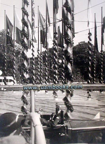 Nazi flags in Berlin 1936