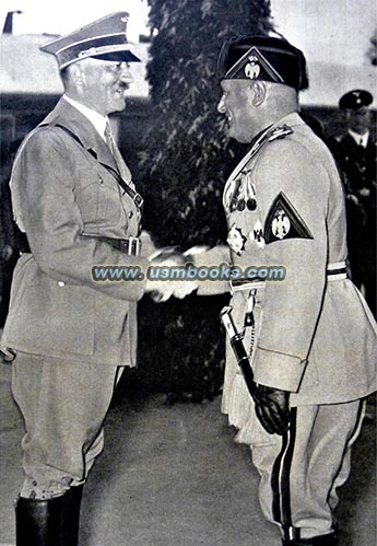 Hitler and Benito Mussolini