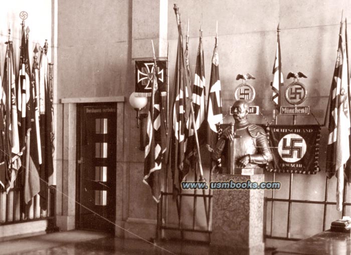 Nazi swastika flags