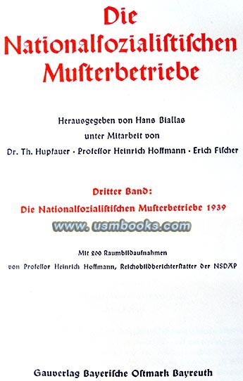 Die NS-Musterbetriebe 1939 volume 3