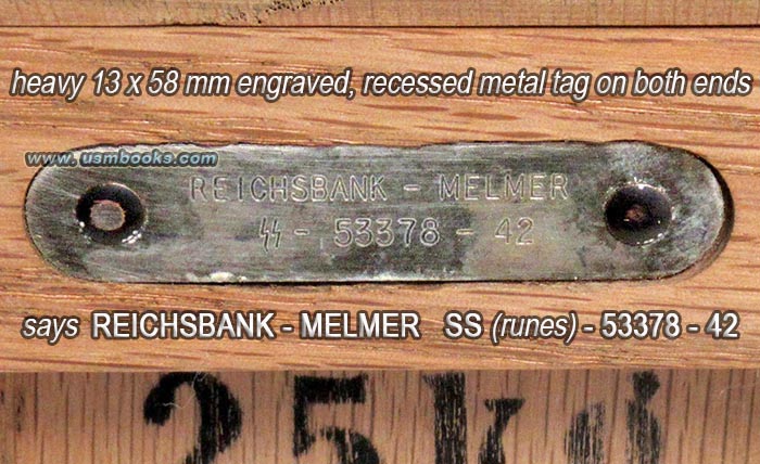 SS bank account Melmer