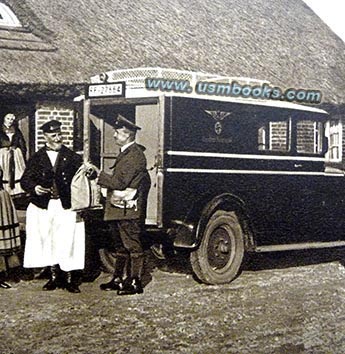 Nazi mail delivery in Nazi Germany