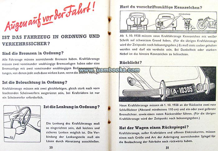 Standard Oil 1938 Kraftfahrer-Taschenbuch