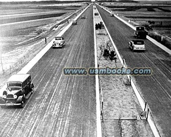 divided highways in Nazi Germany