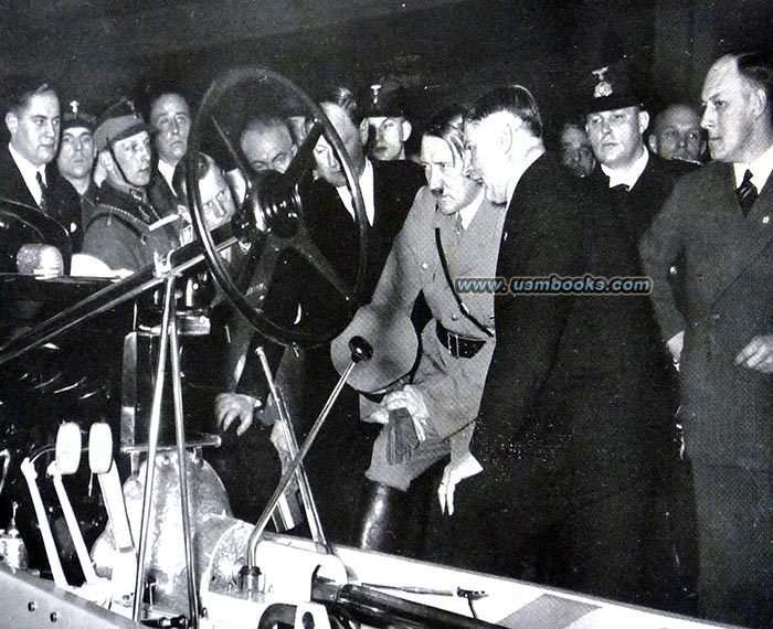 Hitler at the 1935 International Automobile and Motorcycle Exhibition in Berlin