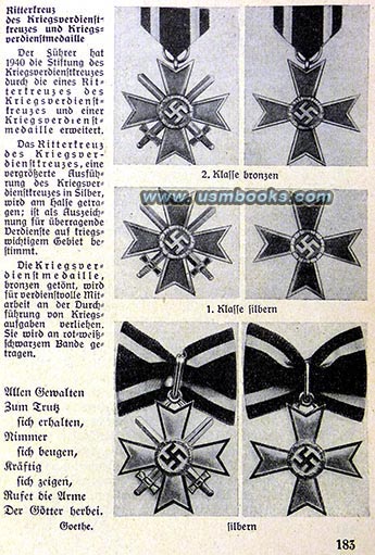 KVK, Nazi Merit Cross