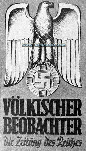 Voelkischer Beobachter, the newspaper of the Reich