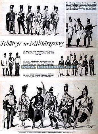 Austrian, Hapsburg border preotection uniforms